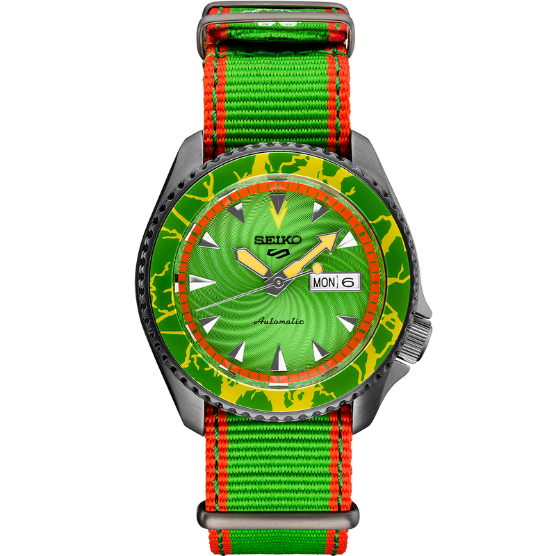 Seiko 5 Sports Street Fighter V Limited Edition Blanka Men's Watch SRP -  Obsessions Jewellery