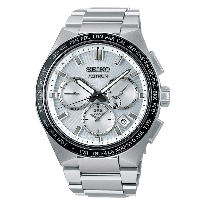 Seiko Astron GPS Solar Men's Watch SSH003J1 - Obsessions Jewellery