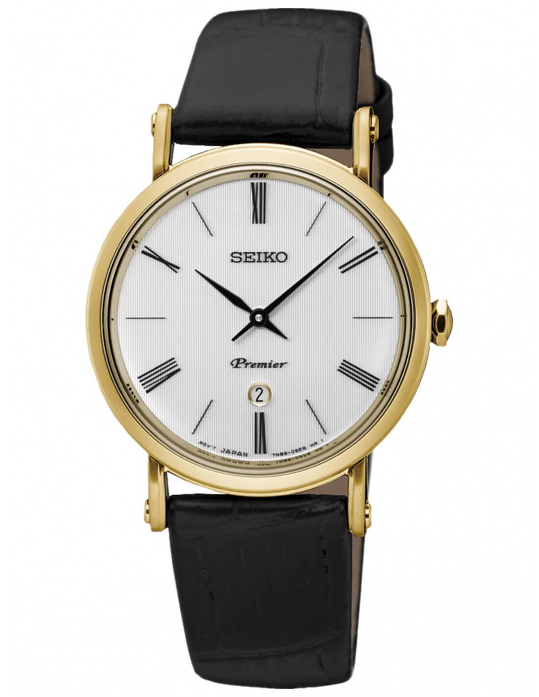 Seiko Premier Brown Leather Quartz Women's Watch SXB432 - Obsessions  Jewellery