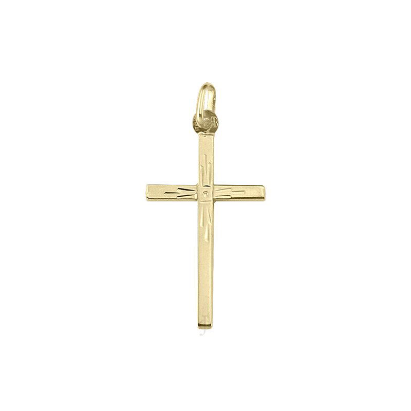 Italian Gold Cross Pendant | Solid Gold Chain | Oltremare Gioielli in 2024  | Gold cross pendant, Cross pendant necklace, Cross pendant