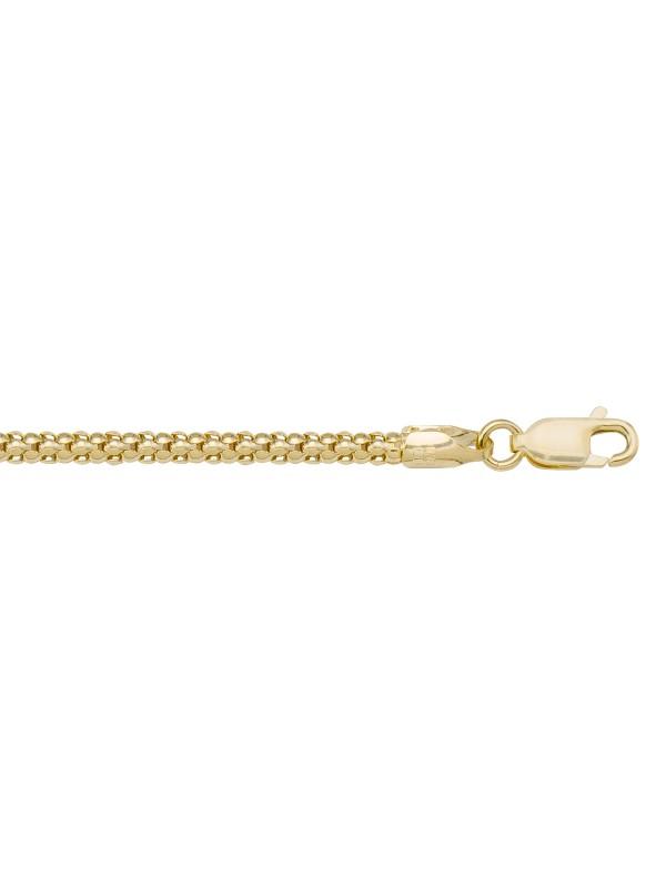 White gold popcorn on sale chain