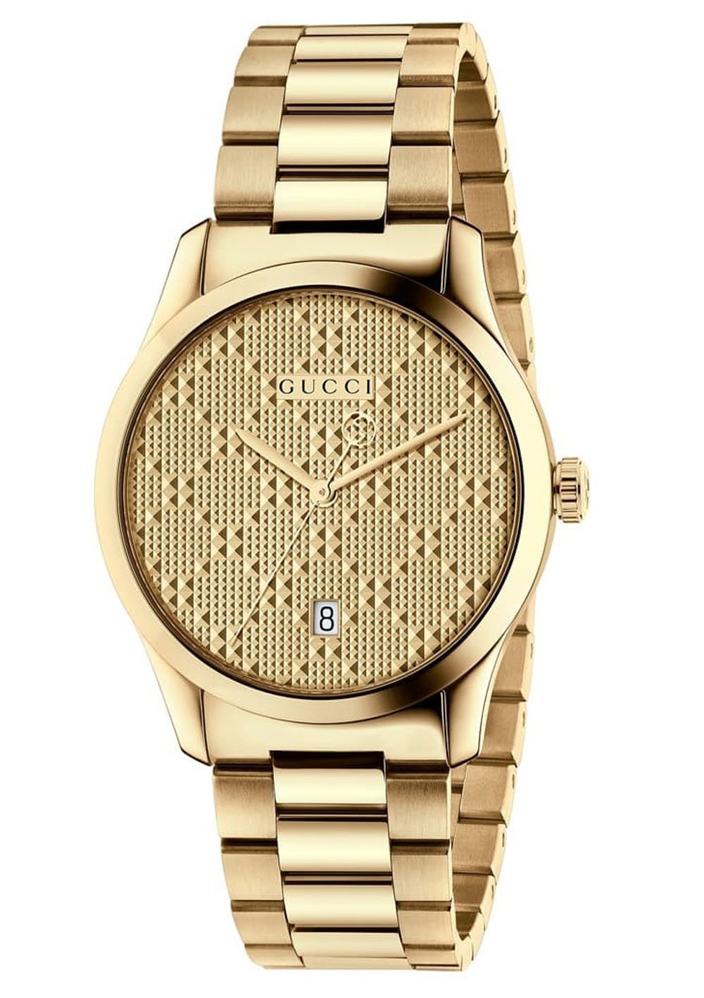 Gucci G-Timeless Quartz Yellow Gold Unisex Watch YA126461