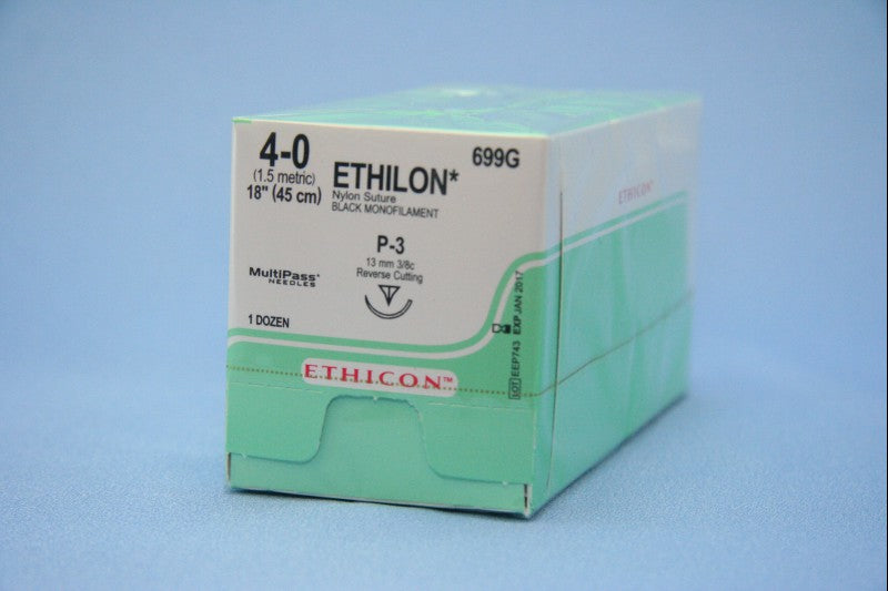 4 0 Ethilon Black P 3 18in Insight Needles