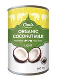 Can of Chas organic coconut milk.