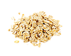 Image of rolled oats on a white background.
