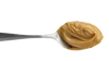 Image of a spoon of peanut butter.