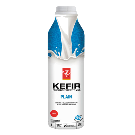 Image of a plastic bottle of PC kefir