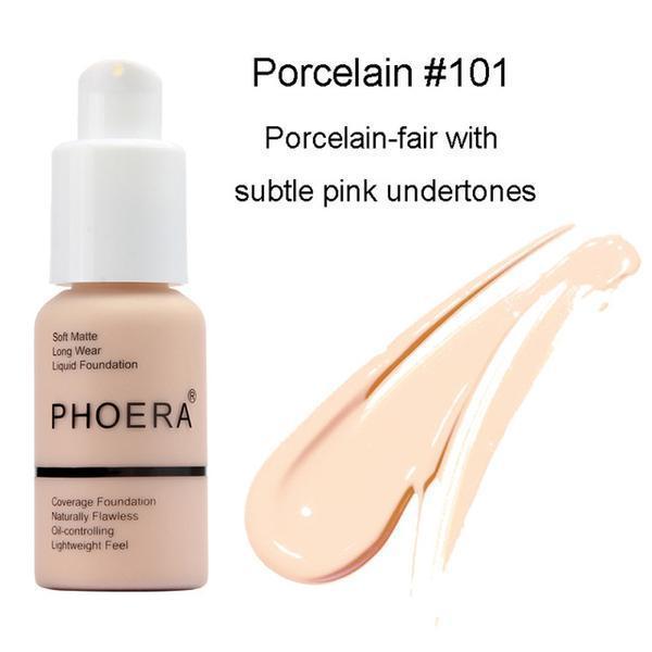 phoera flawless matte liquid foundation 8