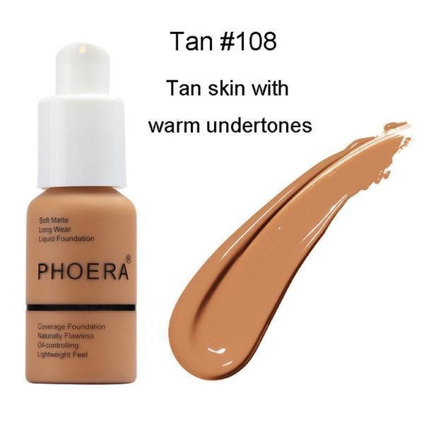 phoera flawless matte liquid foundation 15