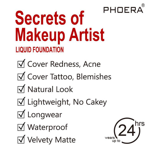 Phoera worlds most full coverage foundation 17