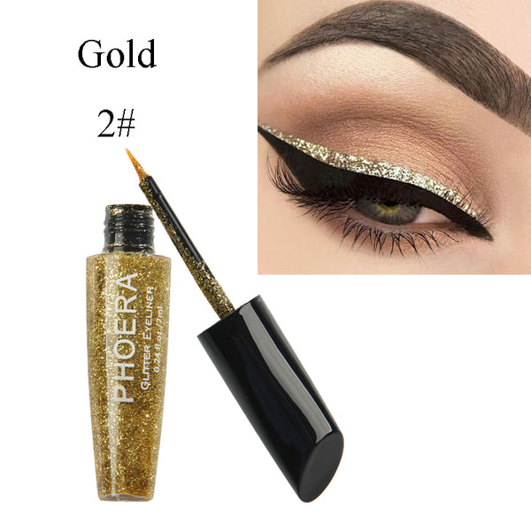 Phoera Glitter Glam Liquid Eyeliner 3