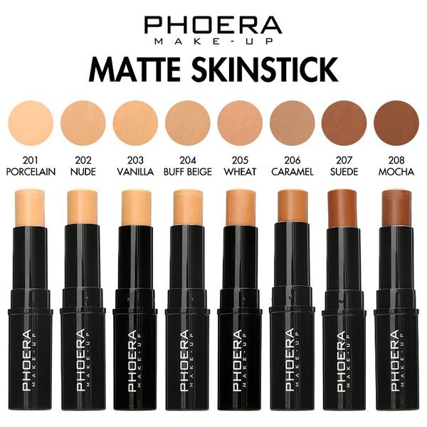 Phoera Matte Skinstick Concealer and Contour Makeup Stick 1