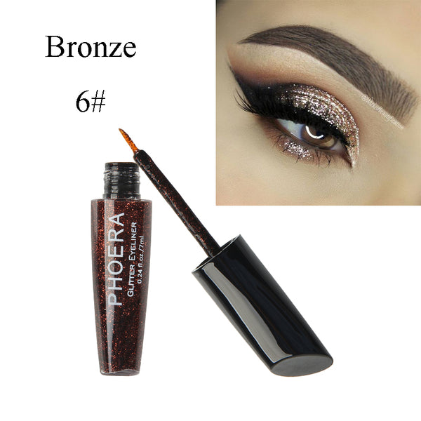 Phoera Glitter Glam Liquid Eyeliner 11