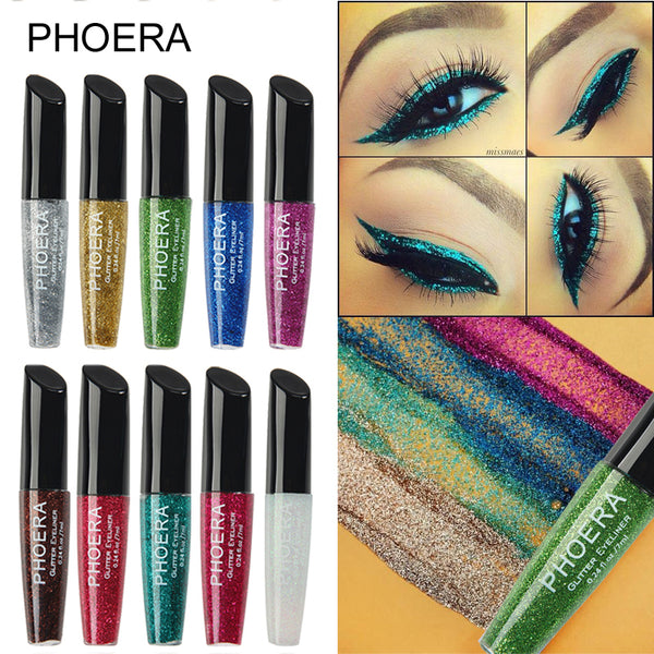 Phoera Glitter Glam Liquid Eyeliner 25