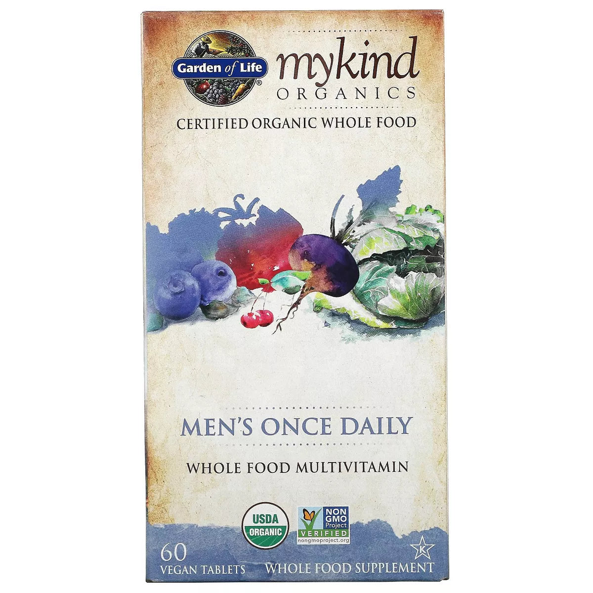 Organic Men's Once Daily 60vt