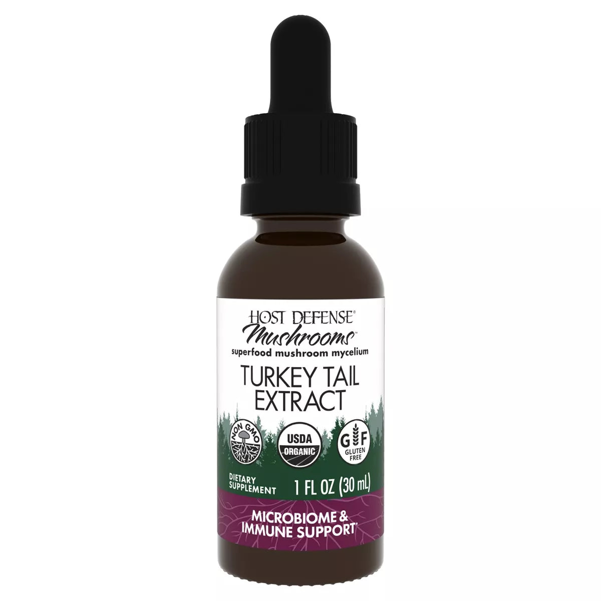 Host Defense Mushrooms Turkey Tail Extract 1 oz