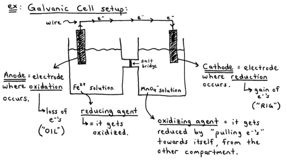 Galvanic Cell Set Up