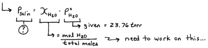 Raoult's Law Example