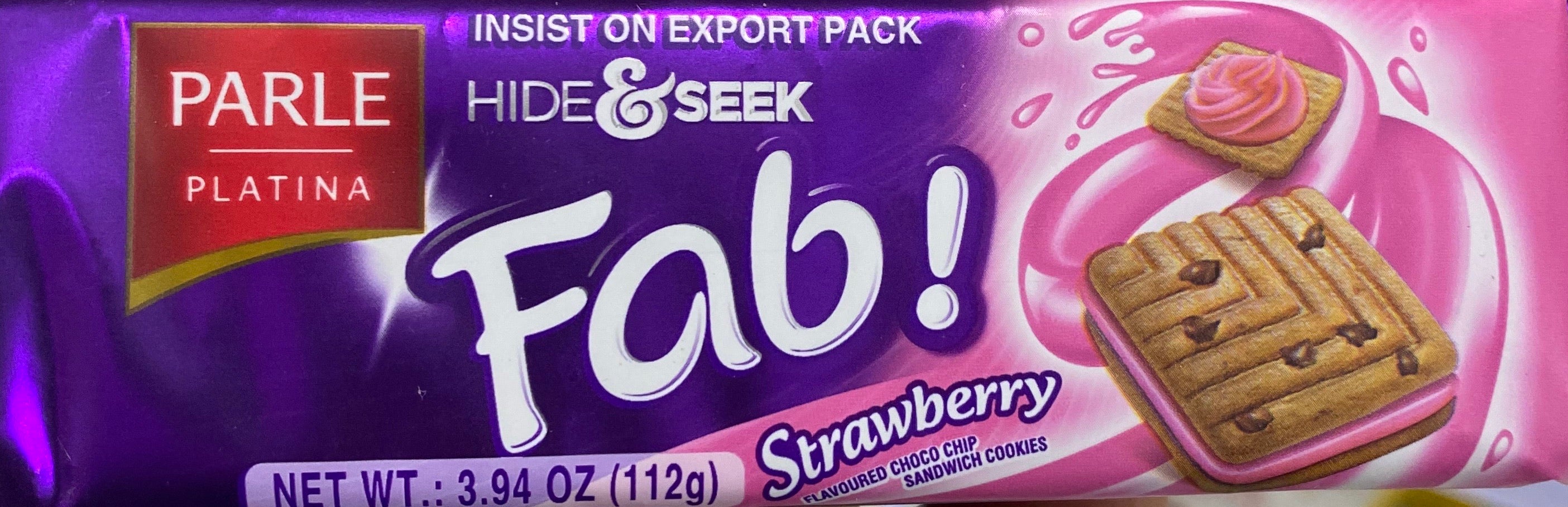 Parle Hide Seek Fab Strawberry Biscuits Fastindiangrocery Com