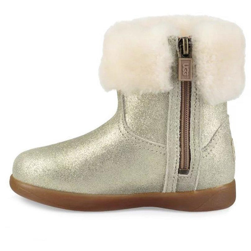 Jorie Silver Ugg Baby Girl Boots Maralax Kids Maralex Paris