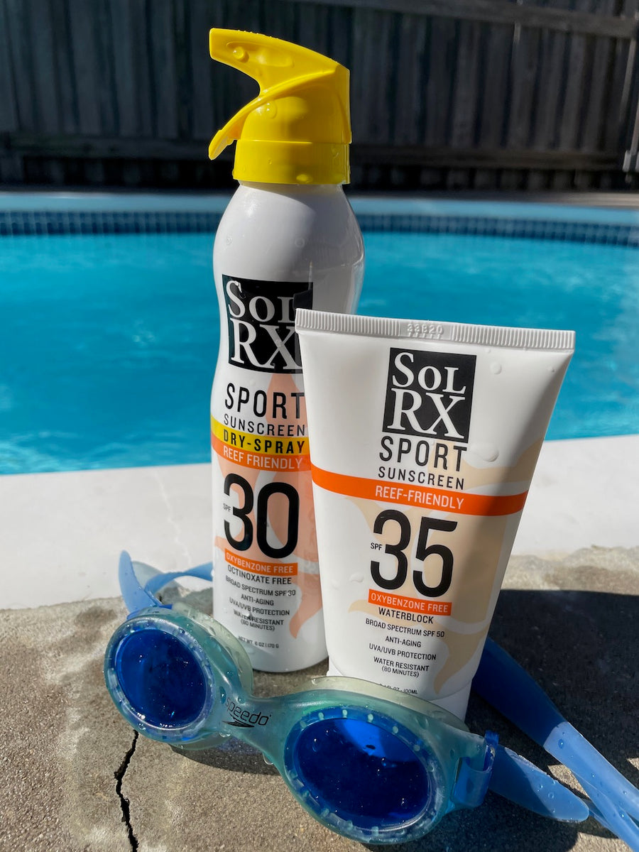 SolRX SPORT SPF 35 Sunscreen - Oxybenzone Free (3.4oz)