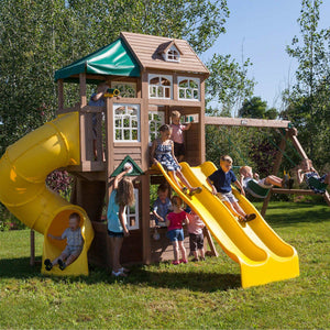 valleyview deluxe wooden playset