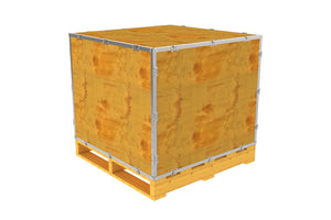 Simple-Lock™ Crate - With Pallet - 35 1/8 x 35 1/8 x 29 1/8