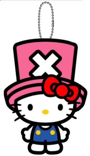 One Piece 'Thousand Sunny  Tony Chopper x Hello Kitty' Enamel Pin