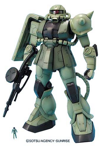 MS-06F Zaku II MS-06J Zaku II Ground Type (Ver. ONE YEAR WAR version) -  1/100 scale - MG, Kidou Senshi Gundam - Bandai