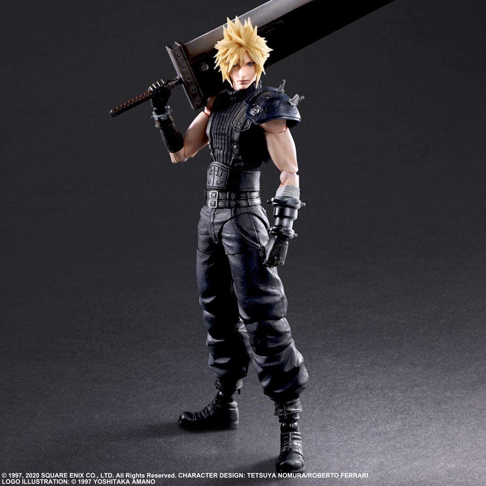 final fantasy vii remake play arts kai cloud strife