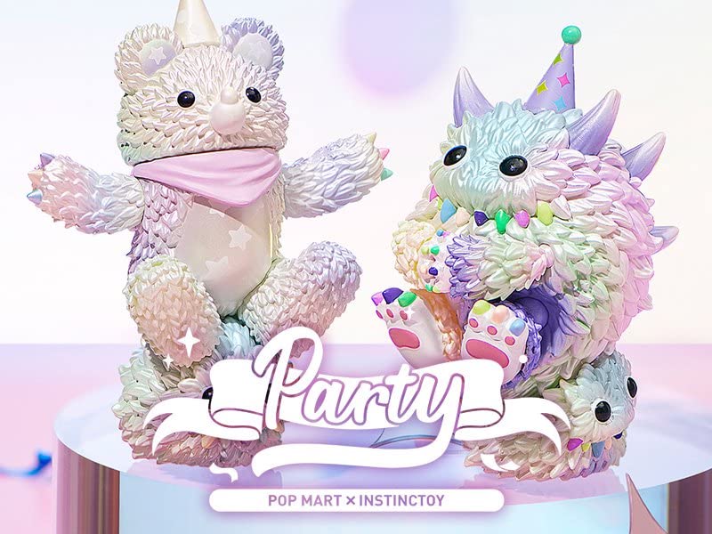 POPMART x INSTINCTOY Muckey & Monster Fluffy Party Set — Ninoma