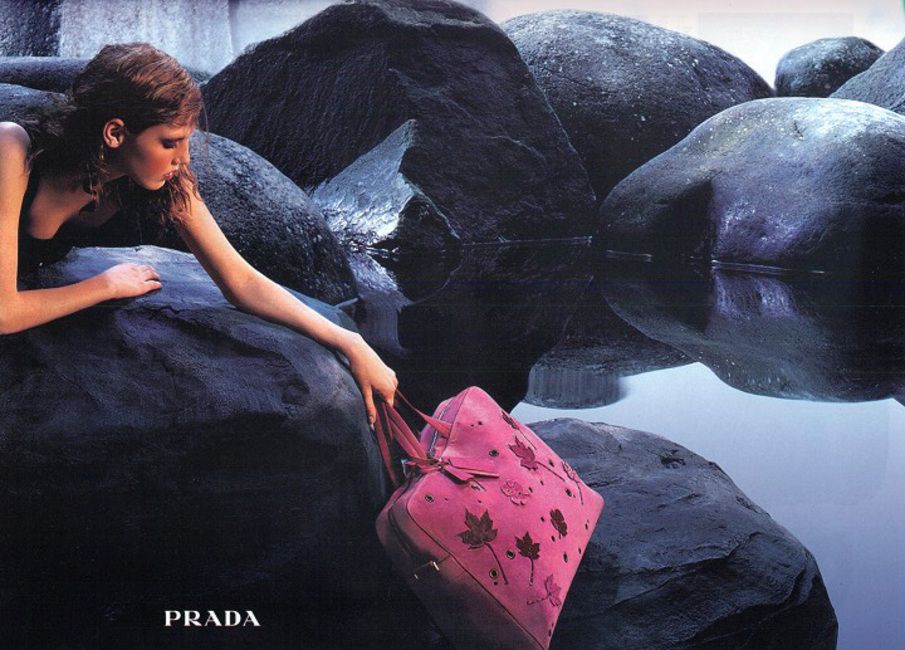 PRADA FW 1999 Pink Suede Travel Bag – Archive Club
