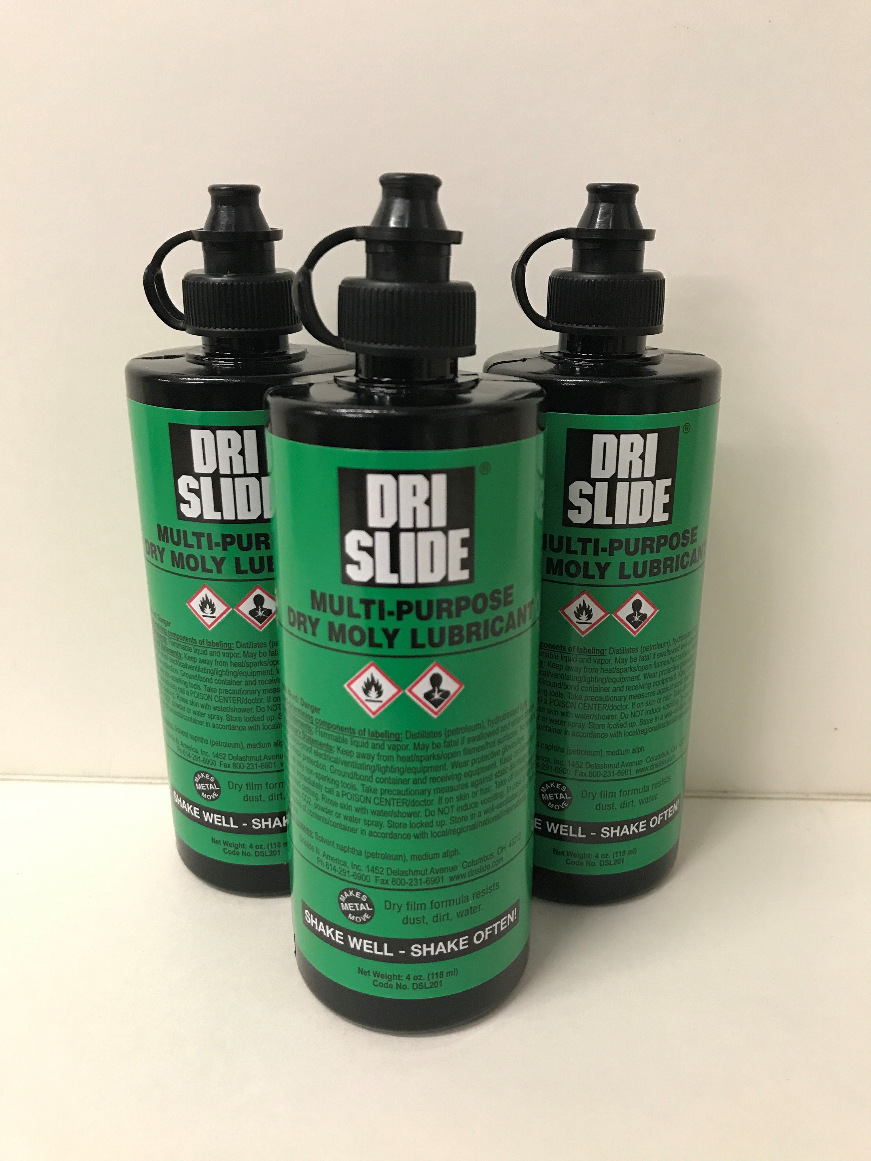 Drislide N. America, Inc. — Drislide Multi-Purpose, 4oz Bottle-3 pack.