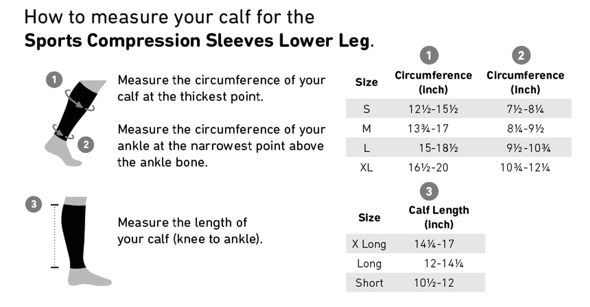 Bauerfeind Sports Compression Lower Leg Calf Sleeves (1 Pair
