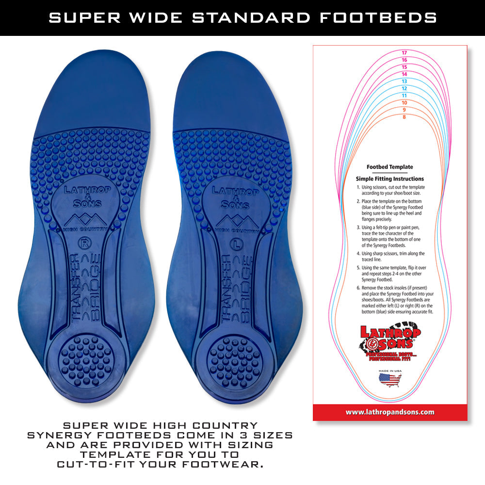 Boot Insoles | High Country Synergy Footbeds | Lathrop & Sons – Lathrop ...