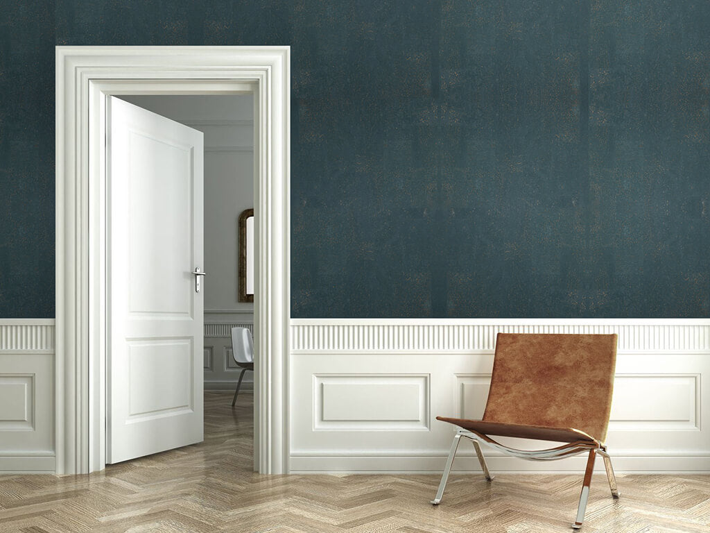 A 2D cork wall with classic paneling