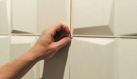 Remove tile spacer when ready