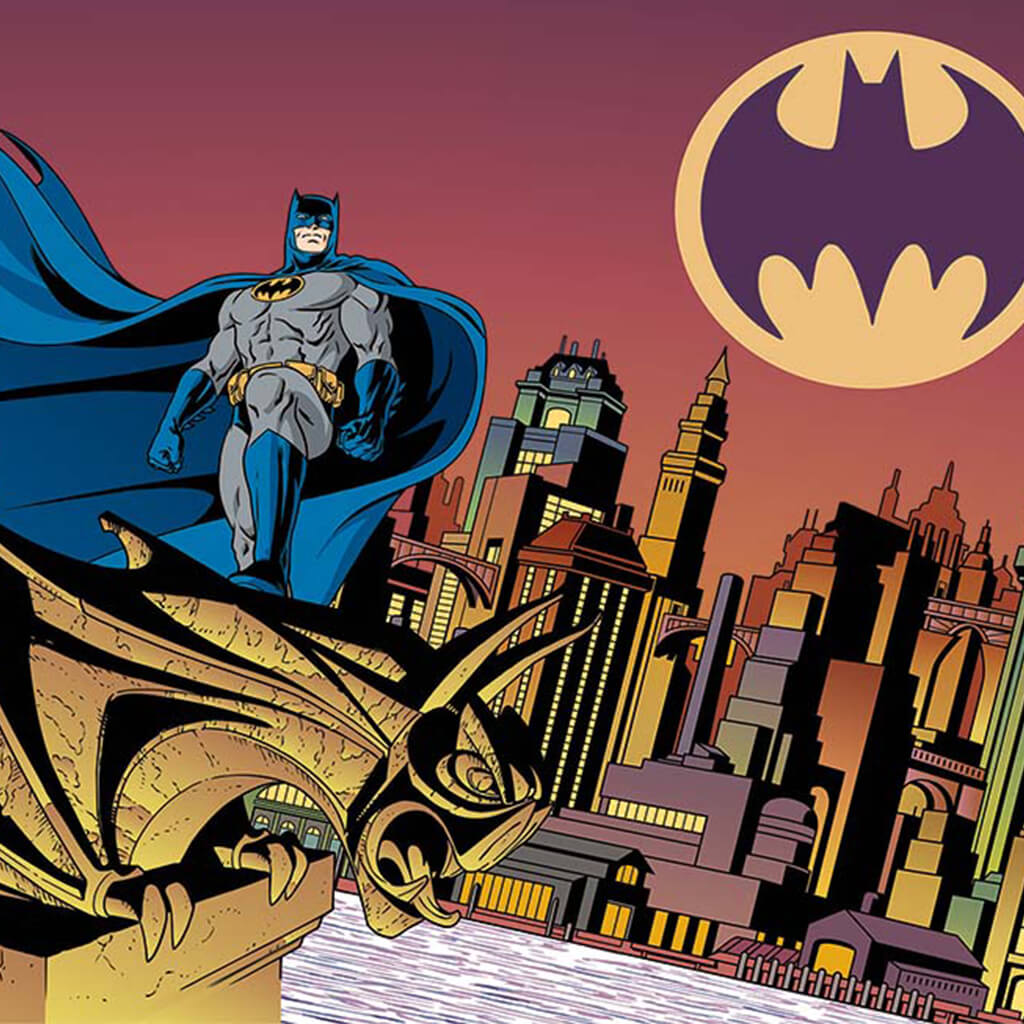 Warner Brothers Mural - Batman Bat Signal – Designer Walls Shop
