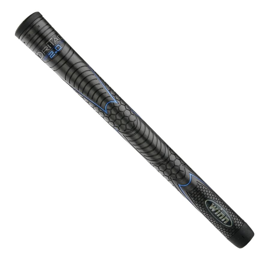 Winn Dri-Tac Black/Blue Midsize (13pcs + Golf Grip Kit) – Grips4Less