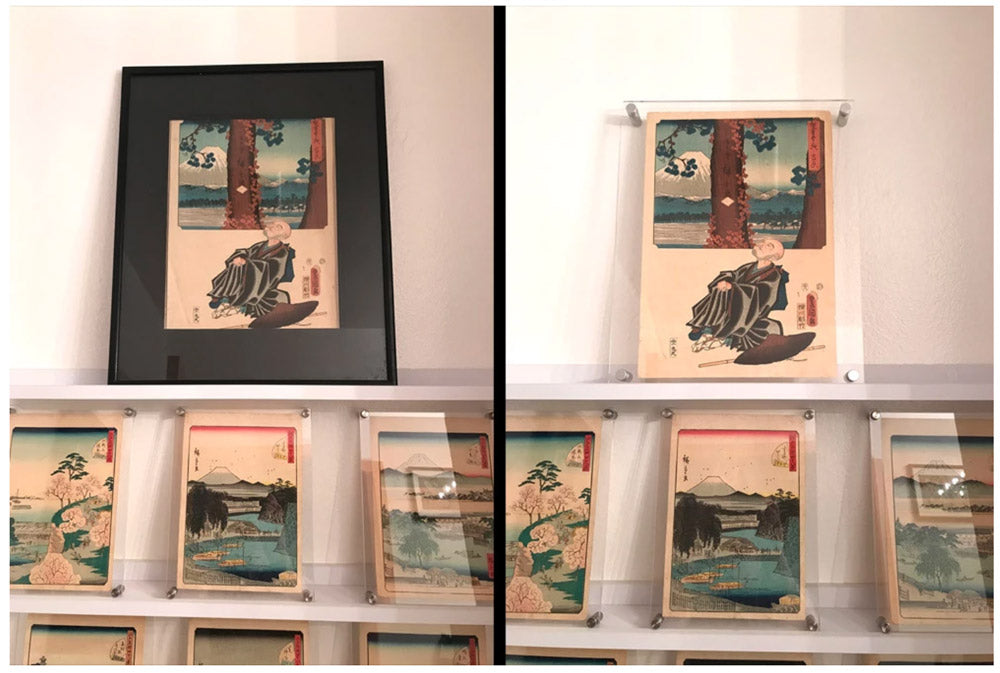 examples of japan print framing