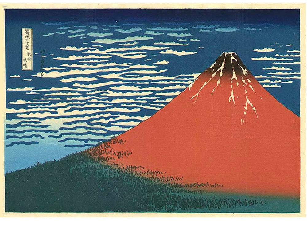 Hokusai - red fuji