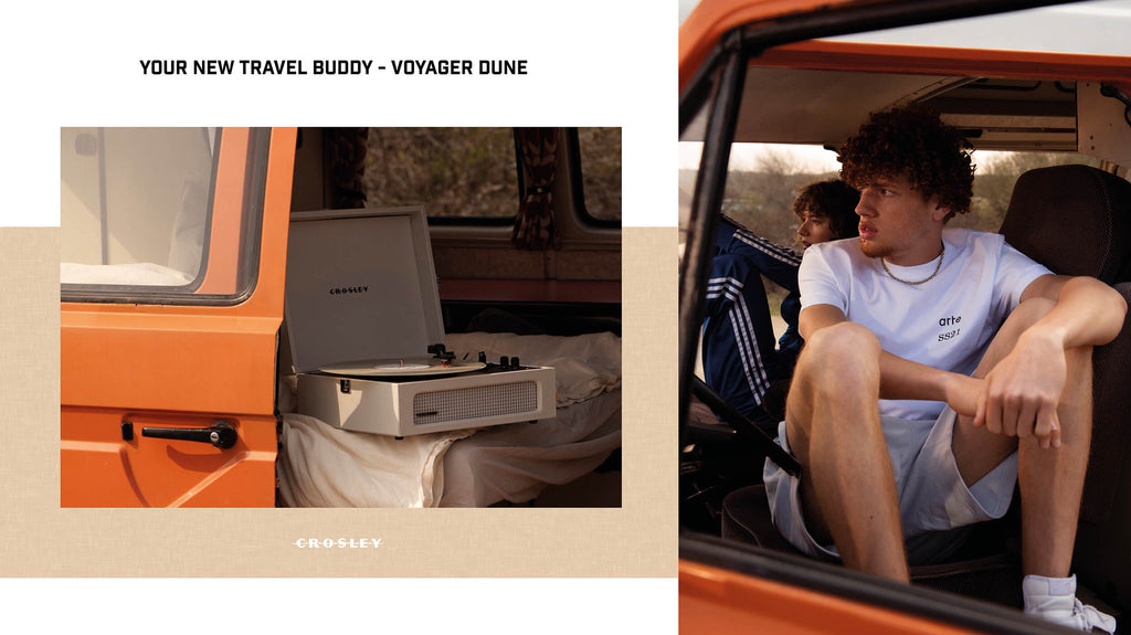 Crosley Radio Europe | Tourne-disque Bluetooth Voyager