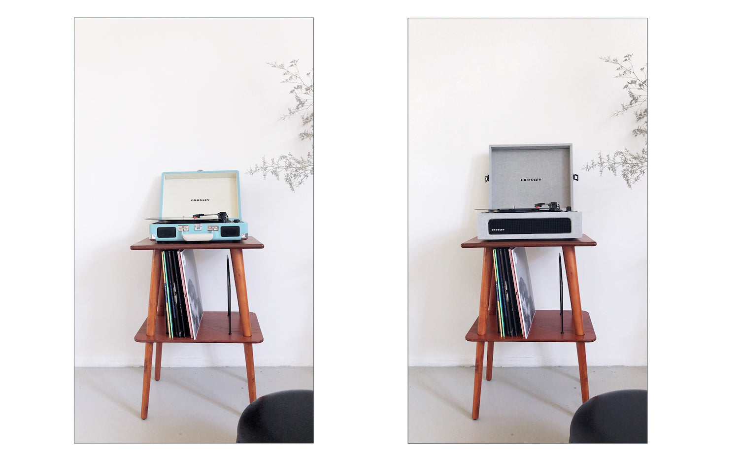 Crosley Radio Europe | Mix and match storage stand and record player