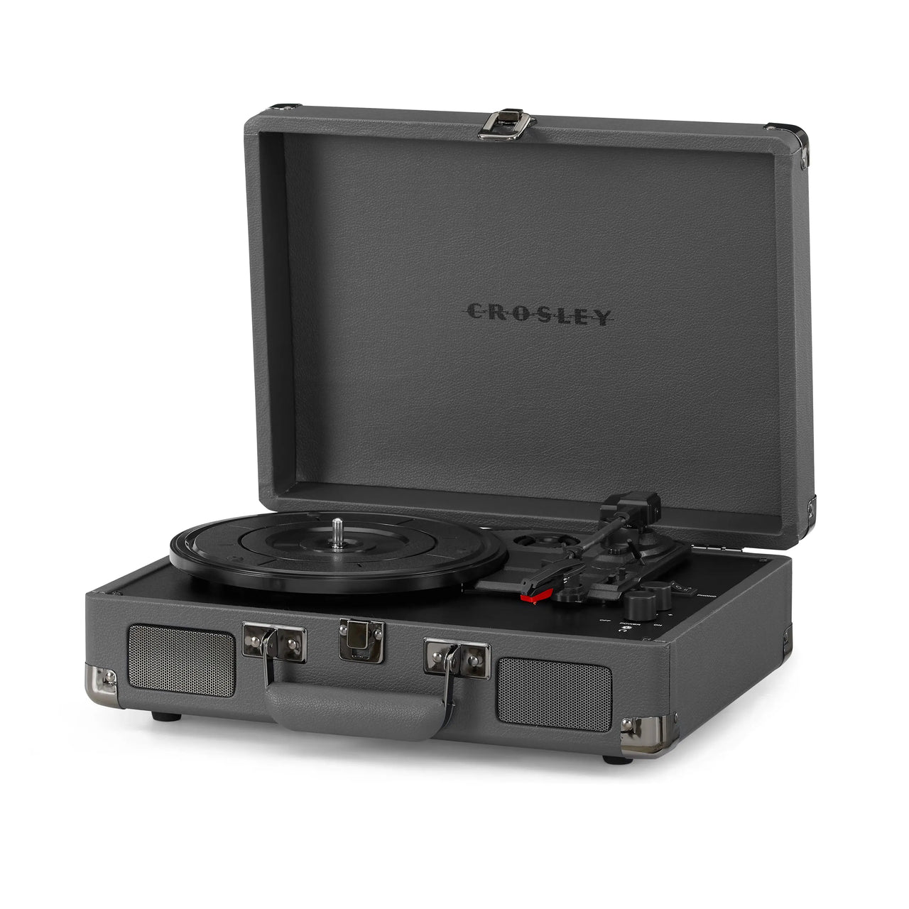 Bandeja Tocadiscos Crosley Cruiser Deluxe Cr8005d Bl4 Azul Color Negro