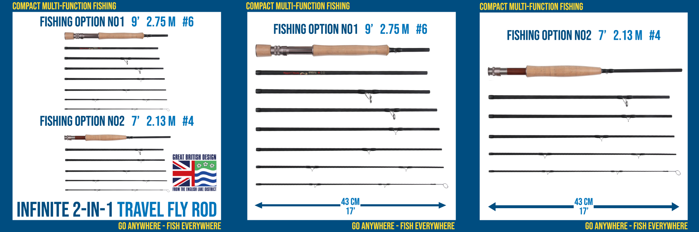 INFINITE 2-IN-1 TRAVEL FLY ROD – Rigged and Ready