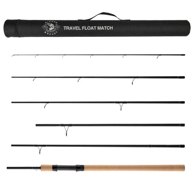 2-IN-1 Travel Fly Rod - 2 Handles - Hi-Modulus Carbon 8 Sections 9ft #6 –  Rigged and Ready