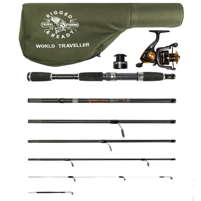 X5 Combination Compact Spin-Fly Fishing Rod + 2 reels