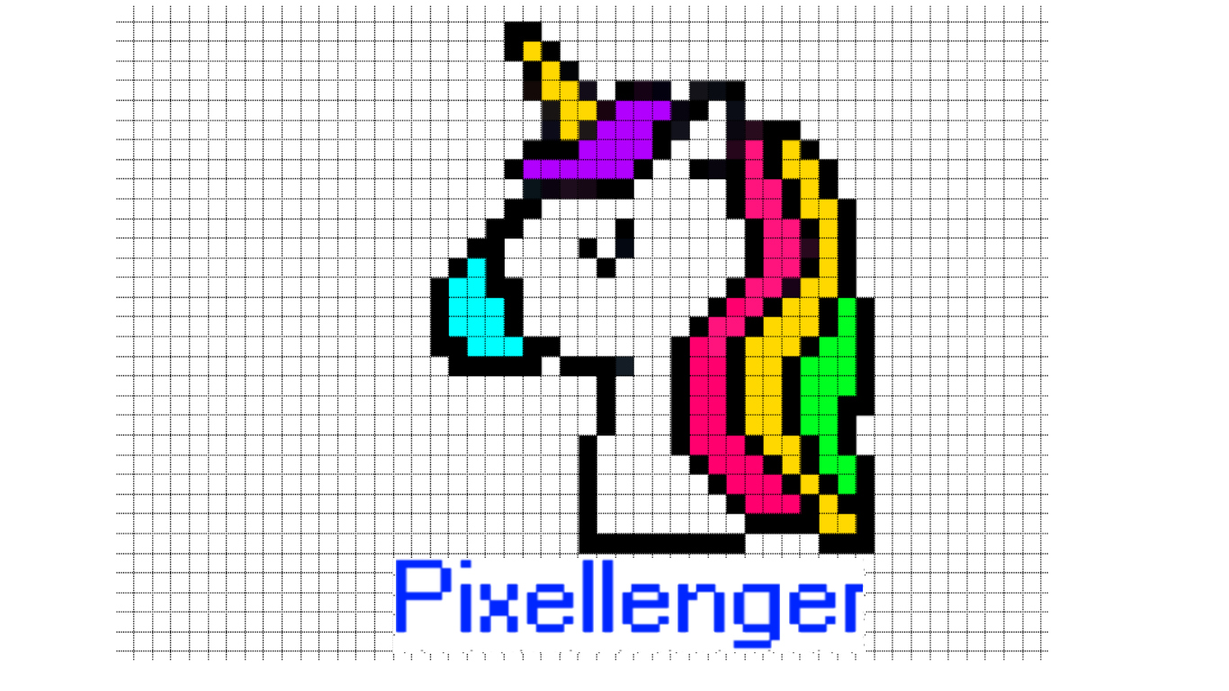 Pixel Art Licorne Emoji Dessin Licorne
