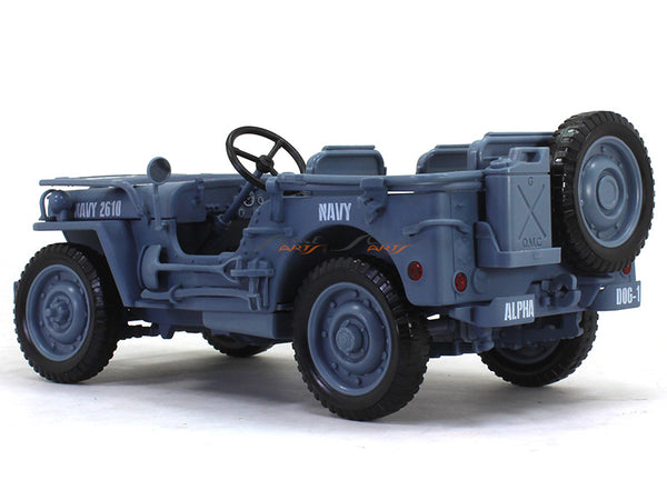1941 Jeep Willys Navy 118 Auto World diecast scale model