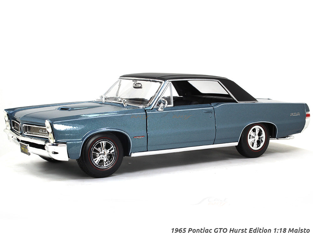 1965 Pontiac Gto Hurst Edition Blue 1 18 Maisto Diecast Scale Model Ca Scale Arts India